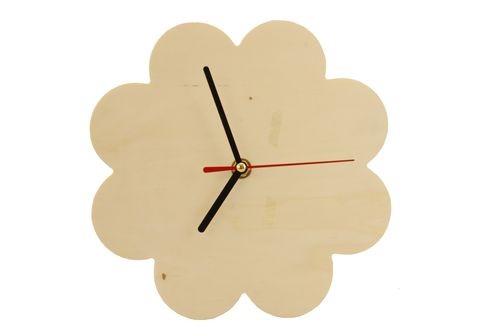 Заготовки деревян. Часы-ромашка с часовым механизмом d=20см  SCRAPBERRYS