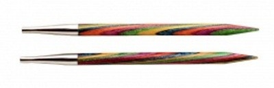 Спицы съемные Symfonie 3,75мм для длины тросика 28-126см, дерево, многоцветный, 2шт  Knit Pro 20402														