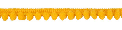 Тесьма декоративная "Помпоны" оранжевый №021, 10мм*9.1м за 1 м  BLITZ