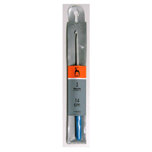 Крючок 1- сторонний D 3,0 длина 14см алюминий с пластиковой ручкой  PONY