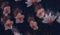 Пряжа "TUL FIRFIR Cicekli" цветы на бордовом 30м 100% полиамид за 1м