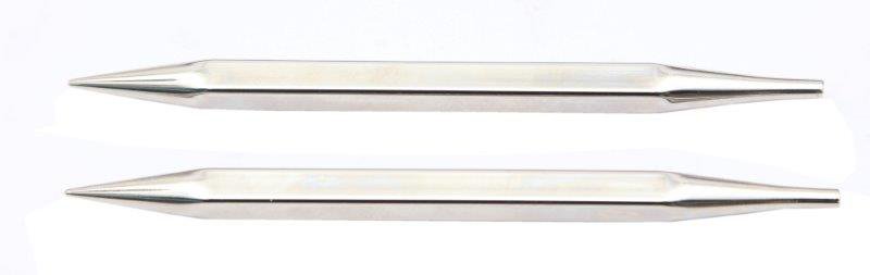 Спицы съемные Nova cubics D 4,5см для длины тросика 28-126см никелированная латунь, серебристый  Knit Pro 12322														