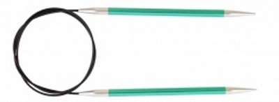 Спицы круговые Zing D 3,25мм, длина 60см, алюминий, изумрудный  Knit Pro 47096														