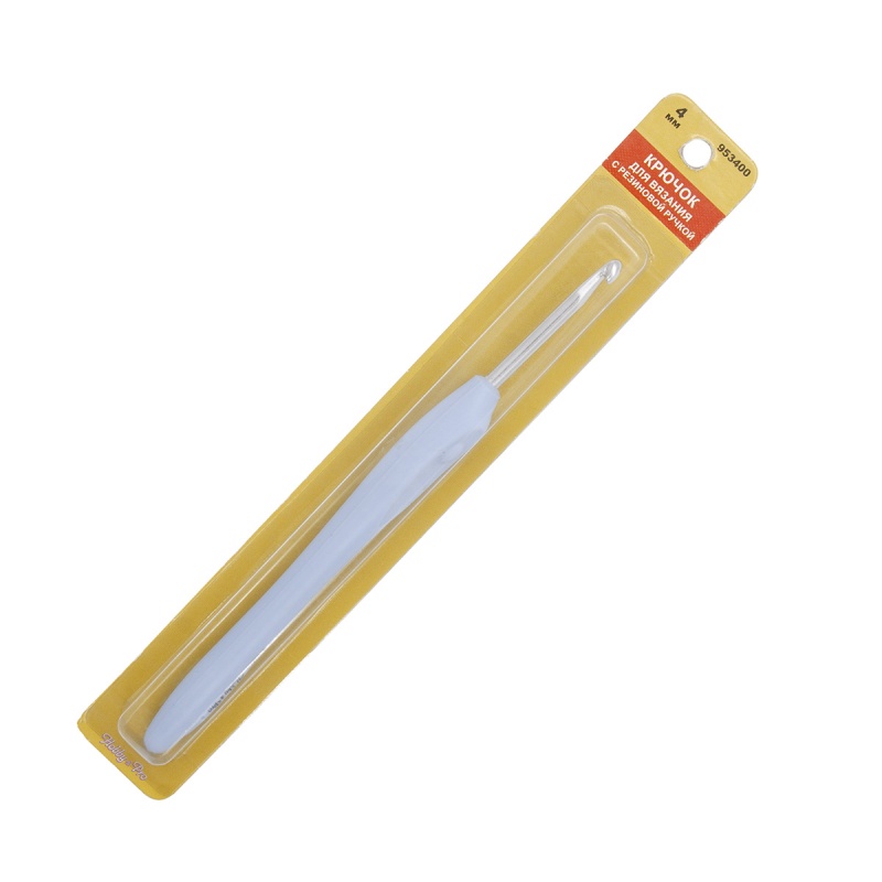 Крючок 1- сторонний D 4,0 длина 15,2 см с резиновой ручкой 953400