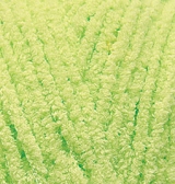 Пряжа "SOFTY BABY" 41 св. зеленый 41 5*50 г. 115м 100% микрополиэстер  ALIZE 41