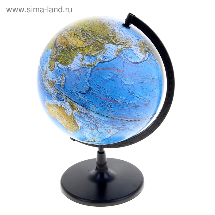 Глобус Земли физико-политический D=210мм  Глобусный Мир