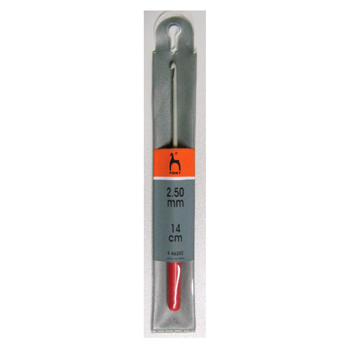Крючок 1- сторонний D 2,5 длина 14см алюминий с пластиковой ручкой  PONY